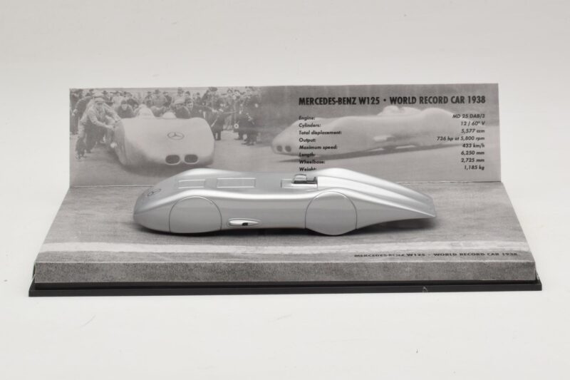 Mercedes W125 R. Caracciola World Record 1938 Minichamps 1:43 40038300 Metalas