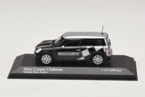 Mini Cooper Clubman R55 Juoda Metalik Minichamps 1:43 431138672 Metalas