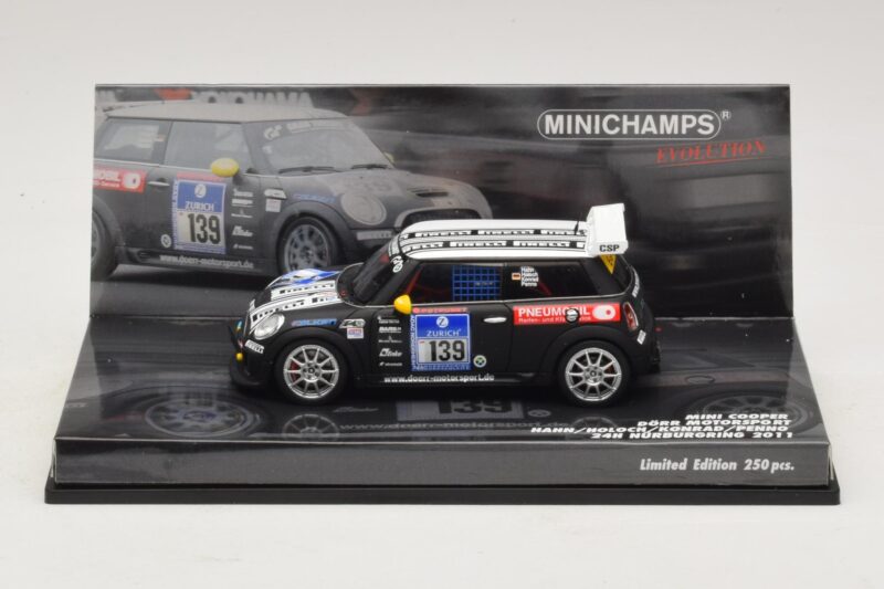 Mini Cooper Dörr Motorsport #139 Hahn / Holoch 24 Hours of Nürburgring 2011 Minichamps 1:43 437112139 Metalas