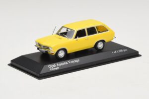 Opel Ascona A Voyage Geltonas Minichamps 1:43 400045811 Metalas - nuotrauka 2 iš 4