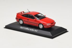 Opel Calibra Turbo 4x4 Raudonas Maxichamps 1:43 940045721 Metalas - nuotrauka 3 iš 4