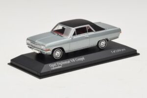 Opel Diplomat A V8 Coupe Sidabrinis Minichamps 1:43 400048020 Metalas - nuotrauka 2 iš 4