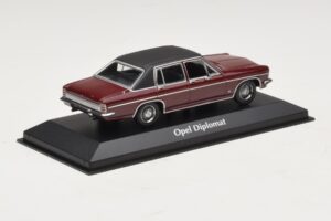 Opel Diplomat B Tamsiai Raudonas Maxichamps 1:43 940046071 Metalas - nuotrauka 2 iš 4