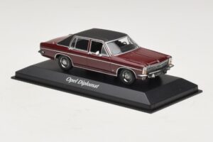 Opel Diplomat B Tamsiai Raudonas Maxichamps 1:43 940046071 Metalas - nuotrauka 3 iš 4