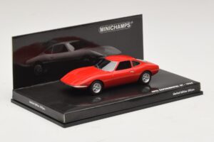 Opel Experimental GT Raudonas Minichamps 1:43 437045020 Metalas - nuotrauka 2 iš 4