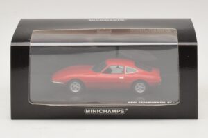 Opel Experimental GT Raudonas Minichamps 1:43 437045020 Metalas - nuotrauka 4 iš 4