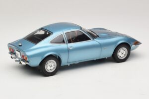 Opel GT Blue Metallic Minichamps 1:18 180049030 Metalas - nuotrauka 3 iš 8