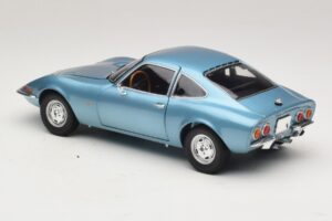 Opel GT Blue Metallic Minichamps 1:18 180049030 Metalas - nuotrauka 7 iš 8