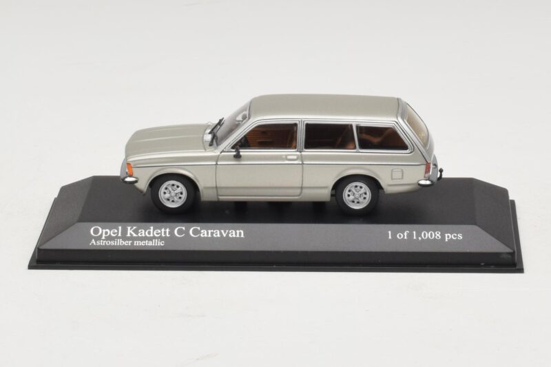 Opel Kadett C Caravan Silver Metallic Minichamps 1:43 400048111 Metalas
