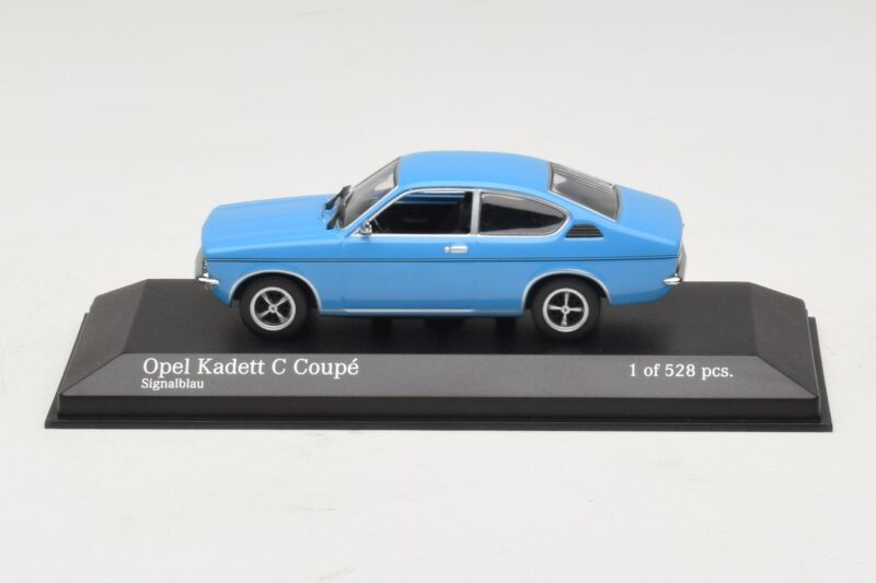 Opel Kadett C Coupe Mėlynas Minichamps 1:43 430045628 Metalas