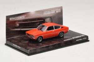 Opel Kadett C Kupė Pristatymas IAA Frankfurt Raudonas Minichamps 1:43 436045620 Metalas - nuotrauka 2 iš 4