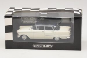 Opel Kapitan A Baltas Minichamps 1:43 400048000 Metalas - nuotrauka 4 iš 4