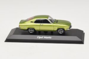 Opel Manta A Žalias Metalinis Maxichamps 1:43 940045501 Metalas