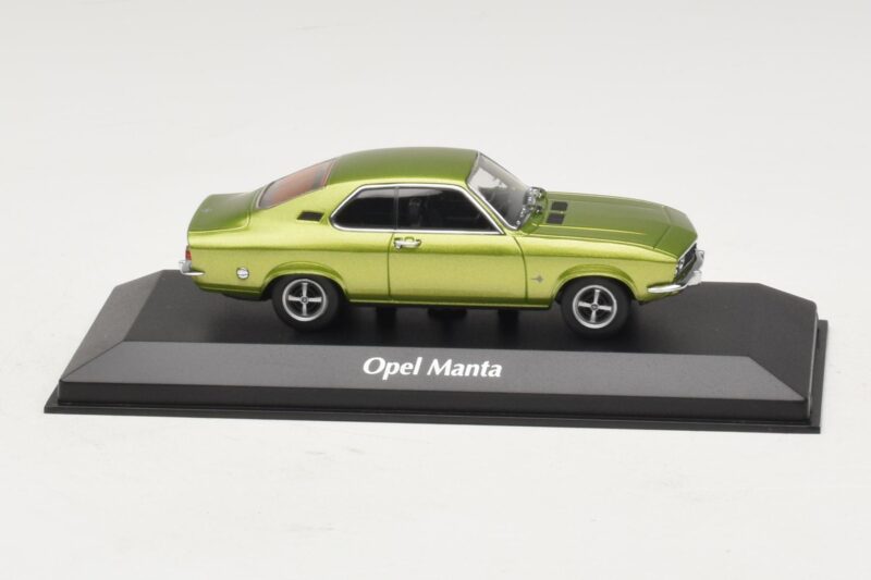 Opel Manta A Žalias Metalinis Maxichamps 1:43 940045501 Metalas