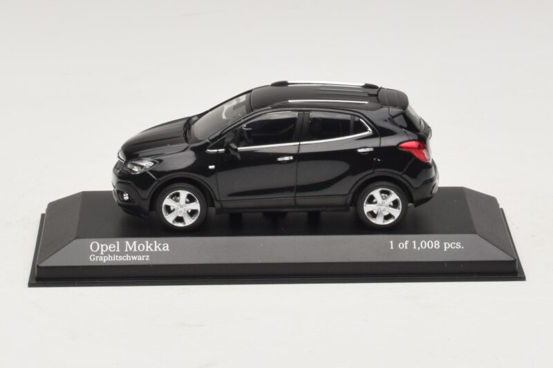 Opel Mokka Juodas Metalik Minichamps 1:43 410042101 Metalas