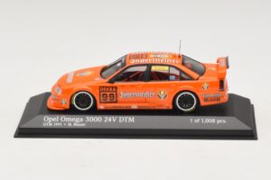 Opel Omega 3000 24V #99 Jägermeister M. Reuter DTM 1991 Minichamps 1:43 400914499 Metalas