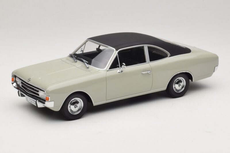 Opel Rekord C Kupė Pilkas Minichamps 1:18 107047022 Derva
