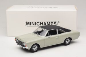 Opel Rekord C Kupė Pilkas Minichamps 1:18 107047022 Derva - nuotrauka 6 iš 6