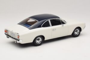Opel Rekord C Kupė Baltas Mėlynas Minichamps 1:18 107047021 Derva - nuotrauka 2 iš 6