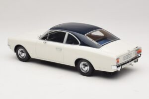 Opel Rekord C Kupė Baltas Mėlynas Minichamps 1:18 107047021 Derva - nuotrauka 5 iš 6