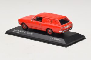 Opel Rekord Caravan Norwegian Post Minichamps 1:43 433046195 Metalas - nuotrauka 3 iš 4