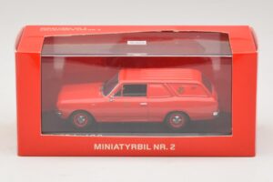 Opel Rekord Caravan Norwegian Post Minichamps 1:43 433046195 Metalas - nuotrauka 4 iš 4