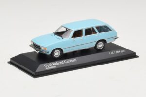 Opel Rekord D Caravan Šviesiai Mėlynas Minichamps 1:43 400044014 Metalas - nuotrauka 2 iš 4