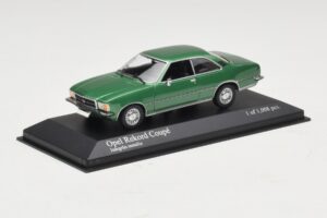 Opel Rekord D Kupė Žalias Metalizuotas Minichamps 1:43 400044022 Metalas - nuotrauka 2 iš 4