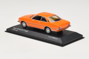 Opel Rekord D Kupė Oranžinis Minichamps 1:43 400044024 Metalas - nuotrauka 3 iš 4