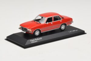Opel Rekord D Raudonas Minichamps 1:43 400044004 Metalas - nuotrauka 2 iš 4