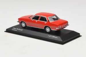 Opel Rekord D Raudonas Minichamps 1:43 400044004 Metalas - nuotrauka 3 iš 4