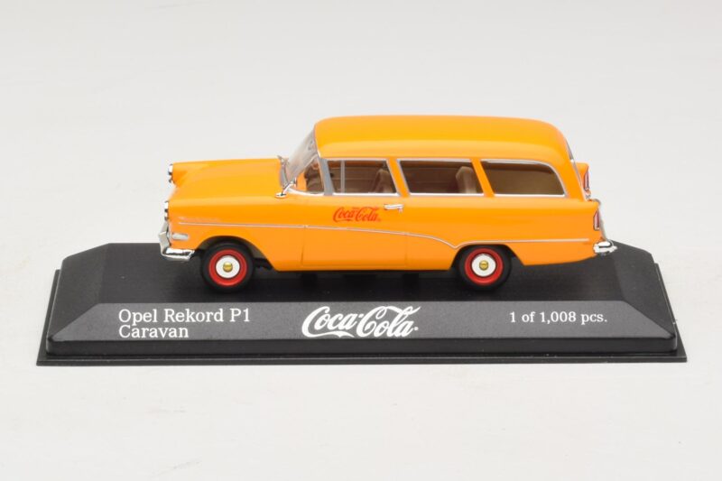 Opel Rekord P1 Caravan Coca-Cola Minichamps 1:43 Opel Rekord P1 Caravan Coca-Cola Minichamps 1:43 430043270 Metalas