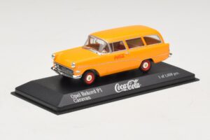 Opel Rekord P1 Caravan Coca-Cola Minichamps 1:43 430043270 Metalas - nuotrauka 2 iš 4
