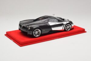 Pagani Huayra Chrome Silver Unikalus Egzempliorius BBR 1:18 P1873CM Derva - nuotrauka 2 iš 7