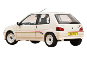 Peugeot 106 Rallye 1.3 Baltas Norev 1:18 184920 Metalas - nuotrauka 3 iš 3