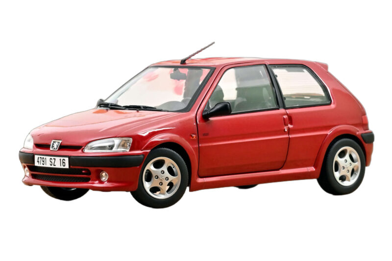 Peugeot 106 S16 Lucifer Red Norev 1:18 Peugeot 106 S16 Lucifer Red Norev 1:18 184921 Metalas