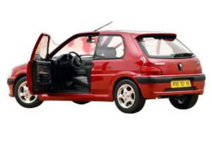 Peugeot 106 S16 Lucifer Red Norev 1:18 184921 Metalas - nuotrauka 2 iš 3