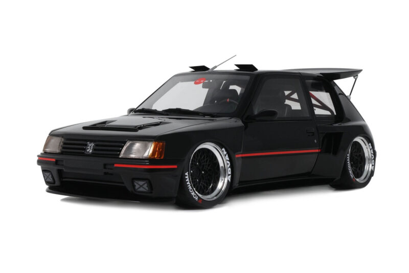 Peugeot 205 Khyzyl Saleem Juodas Otto 1:18 Peugeot 205 Khyzyl Saleem Juodas Otto 1:18 OT1257 Derva