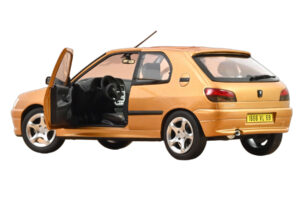 Peugeot 306 S16 Blaze Yellow Norev 1:18 184940 Metalas - nuotrauka 2 iš 3