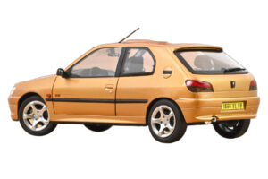 Peugeot 306 S16 Blaze Yellow Norev 1:18 184940 Metalas - nuotrauka 3 iš 3