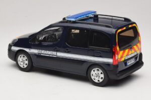 Peugeot Partner Gendarmerie Tamsiai Mėlynas Norev 1:18 184890 Metalas - nuotrauka 5 iš 6