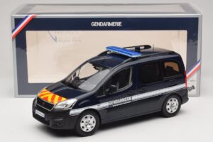Peugeot Partner Gendarmerie Tamsiai Mėlynas Norev 1:18 184890 Metalas - nuotrauka 6 iš 6