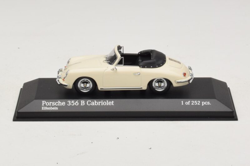 Porsche 356 B Kabrioletas Dramblio Kaulo Balta Minichamps 1:43 Porsche 356 B Kabrioletas Dramblio Kaulo Balta Minichamps 1:43 400064332 Metalas