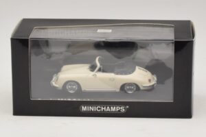 Porsche 356 B Kabrioletas Dramblio Kaulo Balta Minichamps 1:43 400064332 Metalas - nuotrauka 4 iš 4