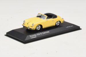 Porsche 356 B Kabrioletas Geltonas Minichamps 1:43 400064334 Metalas - nuotrauka 2 iš 4