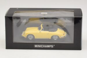 Porsche 356 B Kabrioletas Geltonas Minichamps 1:43 400064334 Metalas - nuotrauka 4 iš 4