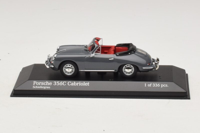 Porsche 356C Cabriolet Pilkas Minichamps 1:43 Porsche 356C Cabriolet Pilkas Minichamps 1:43 430062339 Metalas