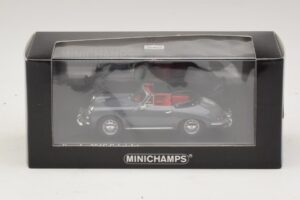 Porsche 356C Cabriolet Pilkas Minichamps 1:43 430062339 Metalas - nuotrauka 4 iš 4