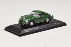 Porsche 356C Tamsiai Žalia Minichamps 1:43 430062329 Metalas - nuotrauka 2 iš 4