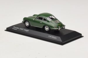 Porsche 356C Tamsiai Žalia Minichamps 1:43 430062329 Metalas - nuotrauka 3 iš 4